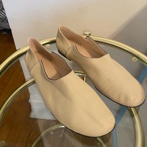 The Row Lamb Leather Loafer Flats Sz 40